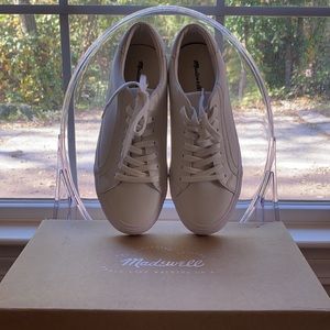 Madewell - White leather low-top sneakers